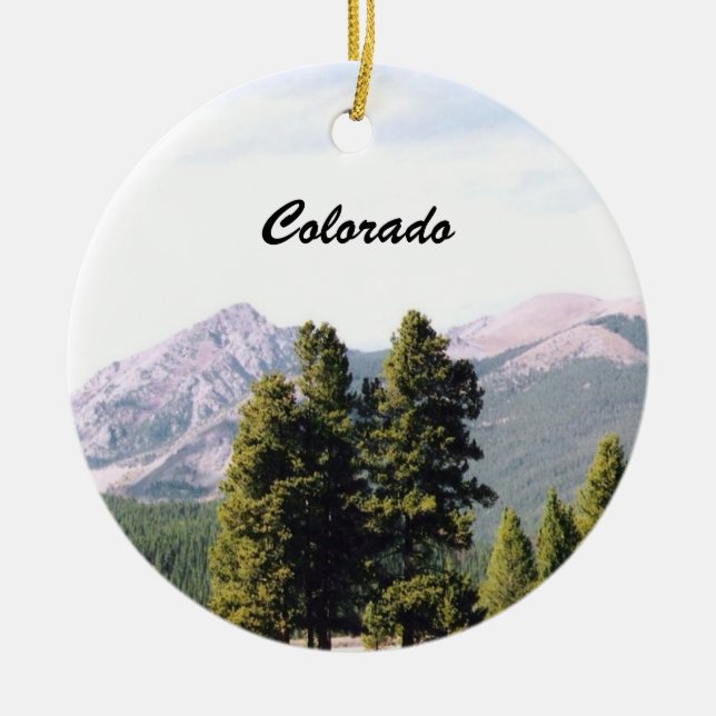 Adorno De Cerámica Colorado (Frente)