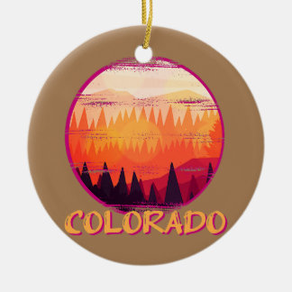 Adorno De Cerámica Colorado Estados Unidos