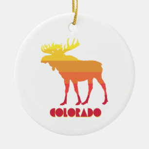 Adorno De Cerámica Colorado Moose