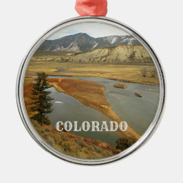 Adorno De Cerámica Colorado Scenic Landscape Holiday