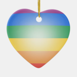 ADORNO DE CERÁMICA COLORES 3D DE ORGULLO LGBT