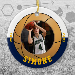 Adorno De Cerámica Colores del equipo blanco de la Marina de Balonces