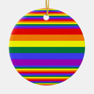 Adorno De Cerámica Colores del Orgullo LGBT