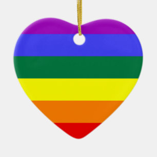 Adorno De Cerámica Colores del Orgullo LGBT