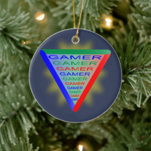 Adorno De Cerámica Colores del sistema de juegos para jugadores 3 RGB