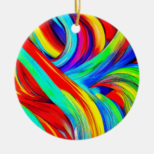 Adorno De Cerámica Coloridas nalgas arcoiris 1108