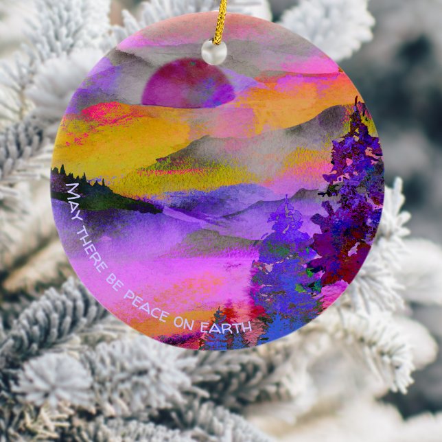 Adorno De Cerámica Coloridas vacaciones de paisaje acuático (Subido por el creador)