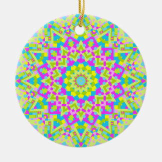 Adorno De Cerámica Colorido Kaleidoscope 02