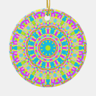 Adorno De Cerámica Colorido Kaleidoscope 06