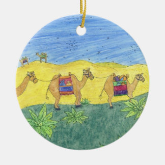 Adorno De Cerámica Coloridos camellos