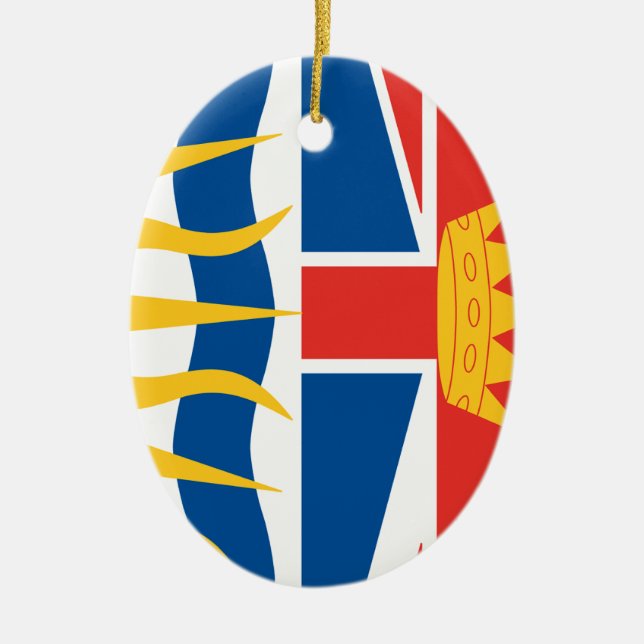 ADORNO DE CERÁMICA COLUMBIA BRITÁNICA (Frente)