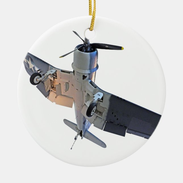 Adorno De Cerámica Combatiente del corsario F4 (Frente)