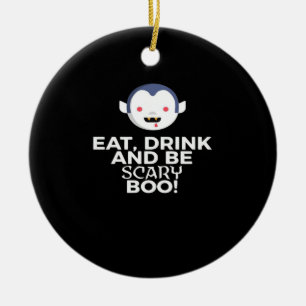 Adorno De Cerámica Come Bebe Boo Espantoso Diseño Creativo de Hallowe