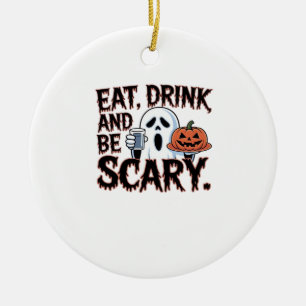 Adorno De Cerámica Come Bebe Sé Frio Halloween Calabaza Creativo Esti