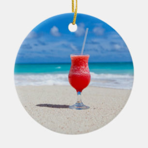 Adorno De Cerámica Comedor de Bebidas en la playa