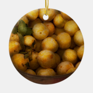 Adorno De Cerámica Comida - Manzanas - Manzanas doradas