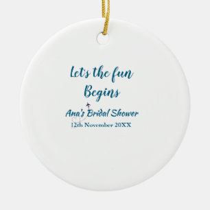 Adorno De Cerámica comienza la aventura despedida de soltera agregar 