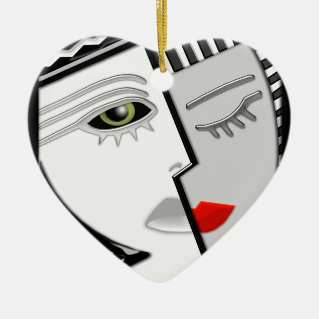 Adorno De Cerámica Coming Together (Ornamento Personalizado) (Frente)