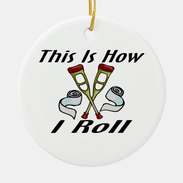 Adorno De Cerámica Cómo ruedo herido (Frente)