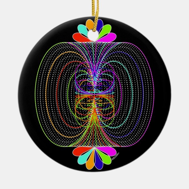 Adorno De Cerámica Complementos de color (Frente)