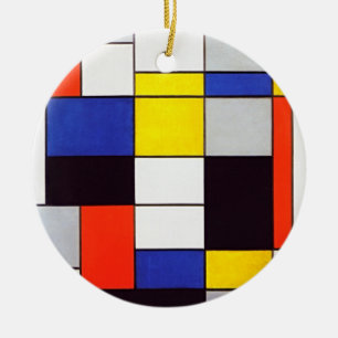 Adorno De Cerámica Composición A de Piet Mondrian