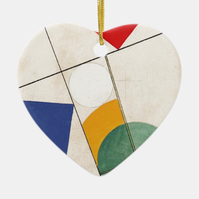 Adorno De Cerámica Composición de Sophie Taeuber-Arp (Frente)