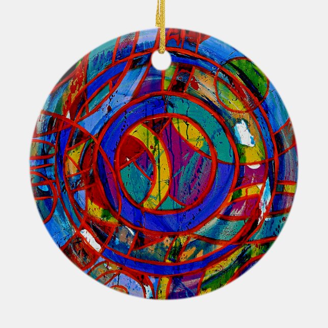 Adorno De Cerámica Composición nº 17 de Michael Moffa (Atrás)