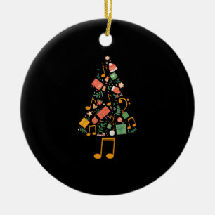 Adorno De Cerámica Compositor de música de árbol de Navidad Director