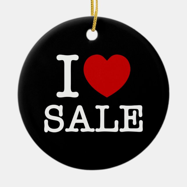 ADORNO DE CERÁMICA COMPRAS [AMOR] OFERTA (Frente)
