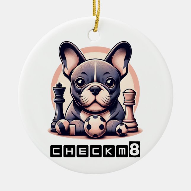 Adorno De Cerámica ComprobarM8 (Frente)