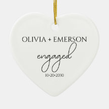 Compromiso Keepsake Heart