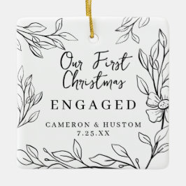 Adorno De Cerámica Compromiso Personalizado Simple y minimalista