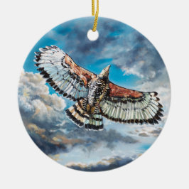 Adorno De Cerámica Con alas como águilas -