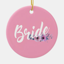 Adorno de cerámica con caligrafía para boda de Ele