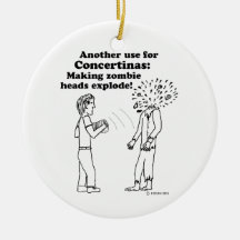 Concertina hace explotar a zombies