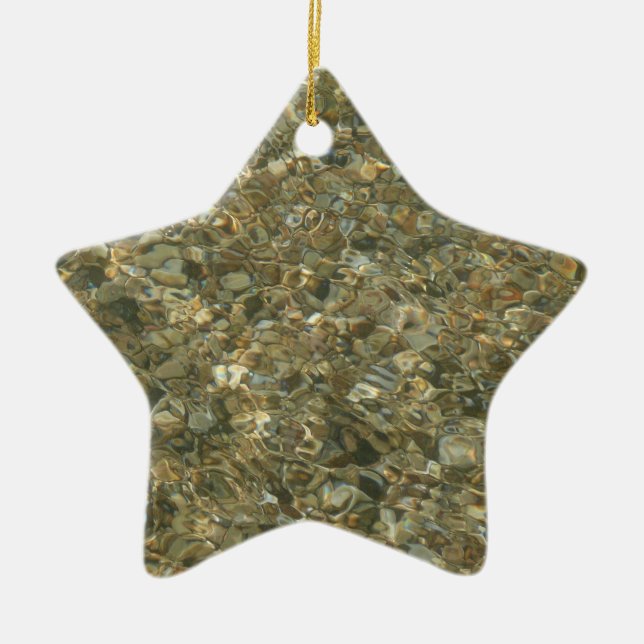 Adorno De Cerámica Conchas bajo el agua rizada (Frente)