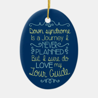 Adorno De Cerámica Conciencia de Síndrome de Down