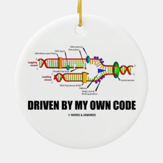 Adorno De Cerámica Conducido por mi propio código (réplica de la DNA)