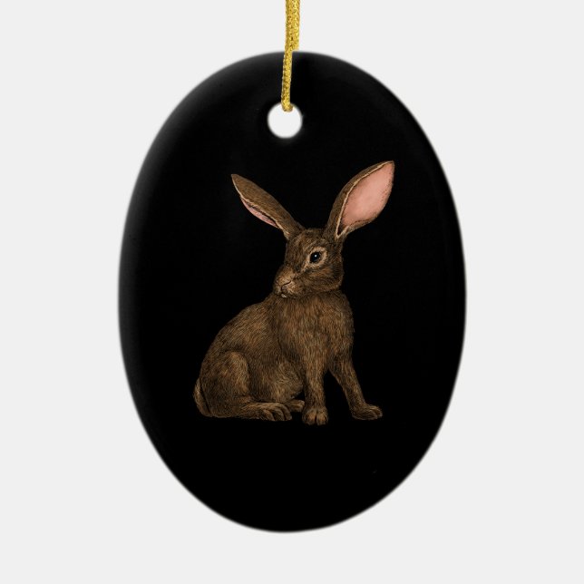 Adorno De Cerámica Conejo 4 (Frente)