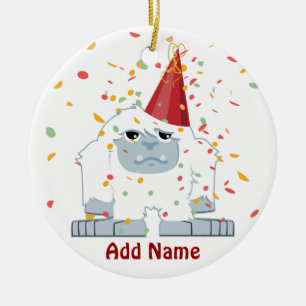 Adorno De Cerámica Confetti Fiesta Yeti