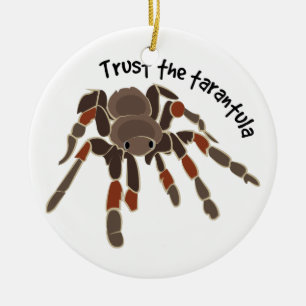 Adorno De Cerámica Confíe en el Tarantula