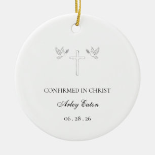 Adorno De Cerámica Confirmación católica Navidad