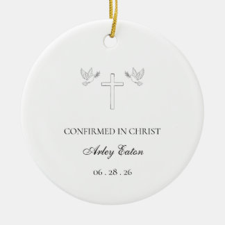Adorno De Cerámica Confirmación católica Navidad