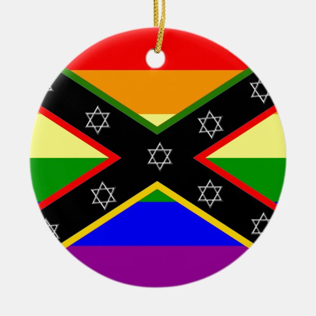 Adorno De Cerámica ConFlag (Frente)