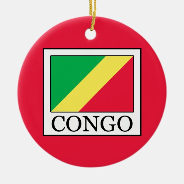 Adorno De Cerámica Congo (Frente)