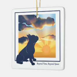 Adorno de cerámica conmemorativo para perros - Bul