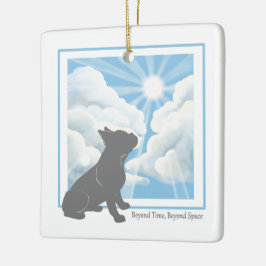 Adorno de cerámica conmemorativo para perros - Bul