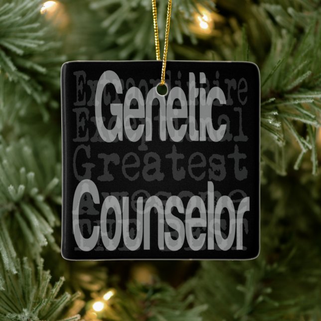Adorno De Cerámica Consejero genético Extraordinario (Árbol)