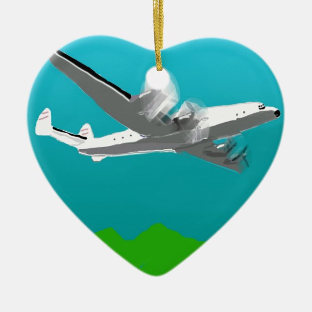 Adorno De Cerámica Constelación de Lockheed (Frente)