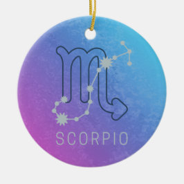 Adorno De Cerámica Constelación del Horóscopo de Signo Estrella Escor